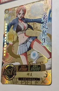☠Pirates Anime One Piece Sexy Nami Navigator SSR Gem Mint RARE CCG Trading Card - Image 5