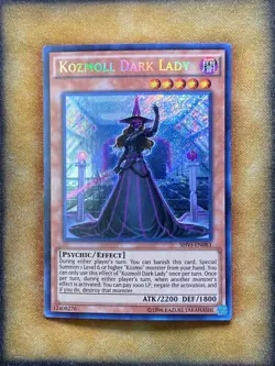 Yugioh Kozmoll Dark Lady SHVI-EN083 Secret Rare NM - Image 1