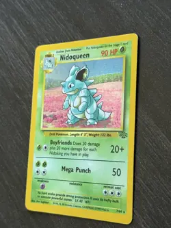 Pokemon TCG Nidoqueen Jungle Holo Rare Card 7/64 1999 Unlimited Played - Image 5