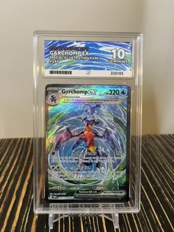 Pokemon TCG Ace 10 Garchomp EX 245/182 Special Illustration Rare SV Paradox Rift - Image 1