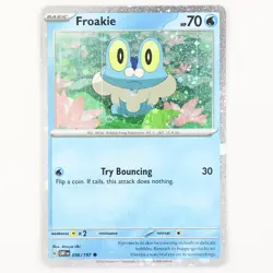 Froakie Cosmos Holo 056/197 Obsidian Flames Pokemon TCG Card Near Mint NM Rare - Image 1