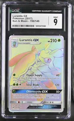 Pokemon Lurantis GX 150/149 Sun & Moon English Secret Rare 9 (2017) - Image 2