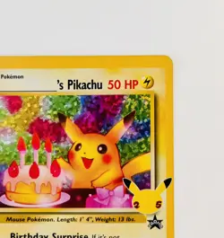 2021 Pokemon Celebrations Classic Collection #24 BIRTHDAYPIKACHU Holo - Image 3