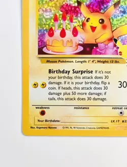 2021 Pokemon Celebrations Classic Collection #24 BIRTHDAYPIKACHU Holo - Image 4
