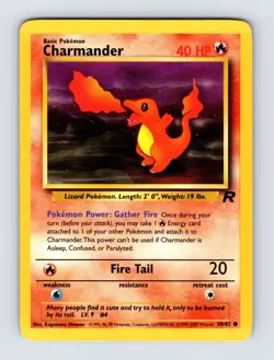 Charmander - Team Rocket - 50/82 - Moderately Played - English - Pokemon TCG - Image 1