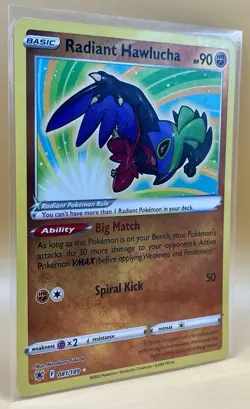 Radiant Hawlucha 081/189 – Astral Radiance Radiant Rare - NM - 2022 Pokemon TCG - Image 5