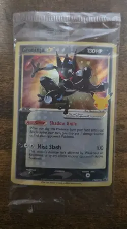Pokemon Greninja Gold Star Promo Holo SWSH144 Celebrations SEALED NM - Image 1