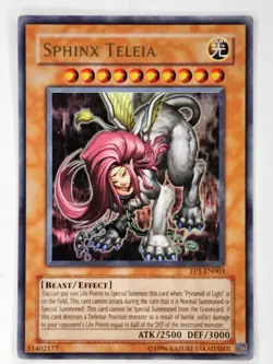 Sphinx Teleia Yu-Gi-Oh! Card Holo - EP1-EN003 - Image 3