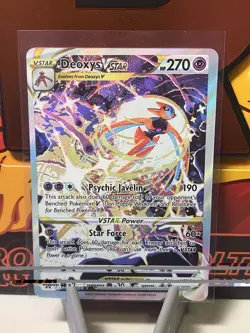 Pokemon Deoxys VSTAR GG46/GG70 Crown Zenith Galarian Gallery Holo - Image 1
