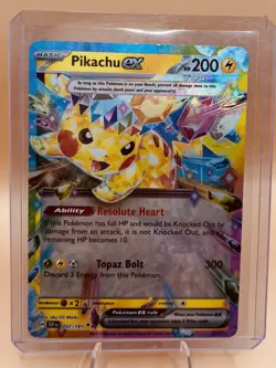 Pokemon TCG Pikachu EX 057/191 Surging Sparks Double Rare NM/M - Image 1