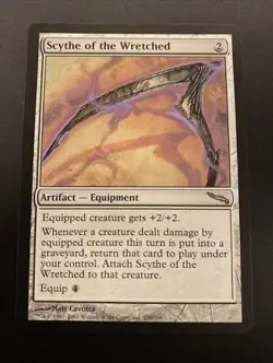 Scythe Of The Wretched Mirrodin Rare LP Magic The Gathering Card - Image 1