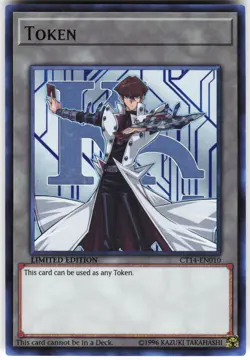 Token: Kaiba CT14-EN010 Yugioh TCG Ultra Rare MP - Image 1