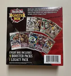 Yugioh Monster Mystery Box 9 Packs + 1 Legacy Pack New Factory Sealed 728192517051 - Image 2