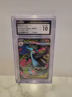 2025 Pokemon Mega Charizard X ex Phantasmal Flames 109/094 UR CGC GEM MINT 10 - Image 1