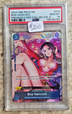 Boa Hancock - ST03-013 - PSA 10 - Premium Card Promo - English - One Piece - Image 1