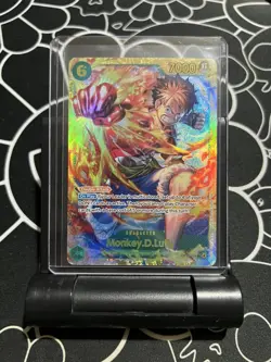 Bandai One Piece CCG Monkey.D.Luffy OP13-118 Secret Rare Foil Card - Image 1