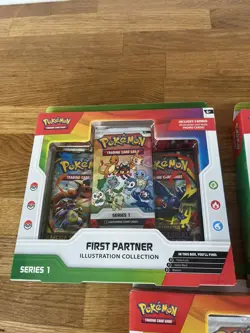 Pokemon TCG First Partner Illustration Collection Series 1 - x3 - SEALED - Image 4