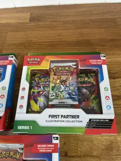 Pokemon TCG First Partner Illustration Collection Series 1 - x3 - SEALED - Image 5