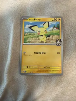 Ethan's Pichu 071/182 Pokemon TCG Card DRI Destined Rivals Near Mint NM # - Image 1