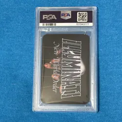 1995 Illuminati NWO Assassins Enough is Enough Trump Card PSA 5 - Image 2