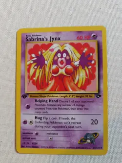 Pokemon TCG Sabrina's Jynx Gym Challenge Uncommon Card 1st Edition 57/132 - Image 1