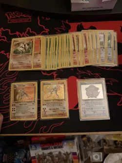 Pokemon Jungle set Wotc Vintage Card Lot x49 LP + 3 Holos chansey kabutops et - Image 1