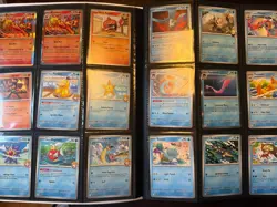 Pokemon TCG Binder of 300+ Assorted Cards Lot with Binder - Image 2