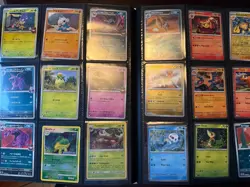 Pokemon TCG Binder of 300+ Assorted Cards Lot with Binder - Image 3