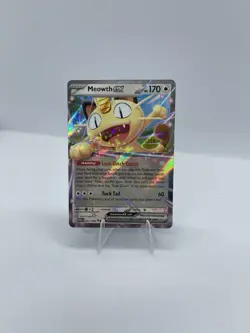 Pokemon TCG Meowth EX 062/088 POR 170 HP Basic Holo Card - Image 2