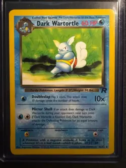 DARK WARTORTLE 46/82 Unlimited Team Rocket Pokemon Card NM - Image 1