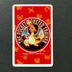 S5701 Poliwhirl 3 of Hearts Red Charizard Deck Playing Poker Card Pokemon M19 - Image 2