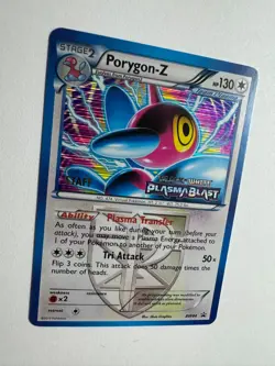 STAFF Pokemon Card Porygon-Z BW84 Promo Prerelease Plasma Blast BW Holo LP *BTX - Image 2