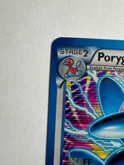 STAFF Pokemon Card Porygon-Z BW84 Promo Prerelease Plasma Blast BW Holo LP *BTX - Image 4