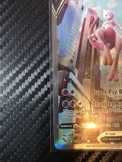 Pokemon Go Mewtwo v Alternate Full Art Holo Rare Card 072/078 Pokemon TCG - Image 3
