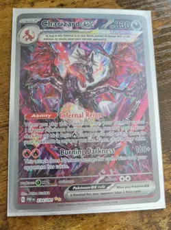 Pokemon TCG Charizard EX Paldean Fates Sir Card 234/091 SV - Image 1