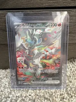 Pokemon TCG Reshiram EX White Flare Card 166/086 Sir Check Description - Image 1