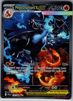 Mega Charizard X ex 125/094 SIR ME02: Phantasmal Flames - Pokemon Card - NM - Image 1