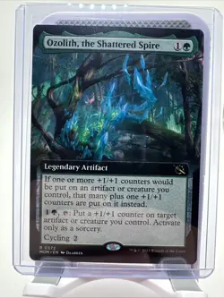 Ozolith, the Shattered Spire Extended Art Foil March of the Machine NM MTG - Image 1