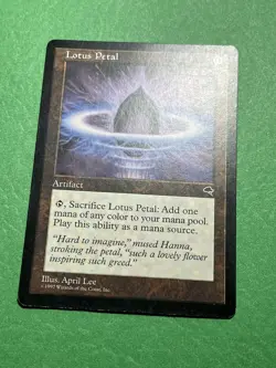 **Lotus Petal** ~Tempest~ MTG: Magic the Gathering, Light Play (LP) - Image 2