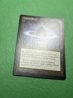 **Lotus Petal** ~Tempest~ MTG: Magic the Gathering, Light Play (LP) - Image 3