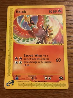 Pokemon TCG Ho-Oh Black Star Promos 52 Regular Promo Card - Image 1