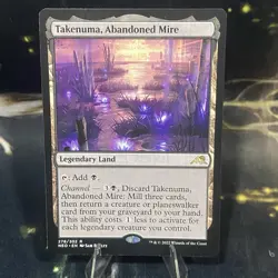 Magic the Gathering - Takenuma, Abandoned Mire - Kamigawa: Neon Dynasty - 278 LP - Image 1