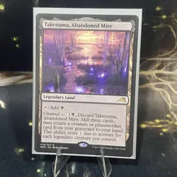 Magic the Gathering - Takenuma, Abandoned Mire - Kamigawa: Neon Dynasty - 278 LP - Image 2