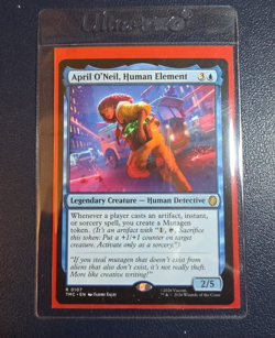 MTG April O'Neil, Human Element #107 - Rare - TMNT Eternal TMC - NM - Image 1