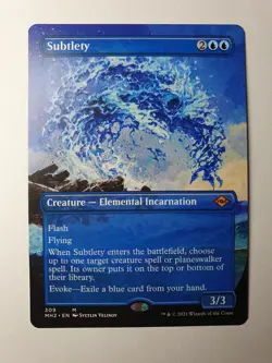 MTG - Subtlety - Modern Horizons 2 #309 - Borderless Mythic N/M - Image 1