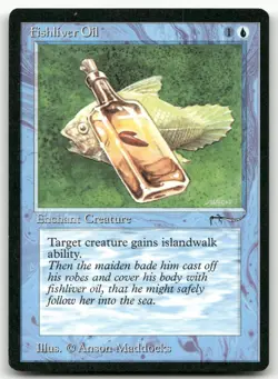 Fishliver Oil (NM) Arabian Nights ARN Magic MTG - Image 1