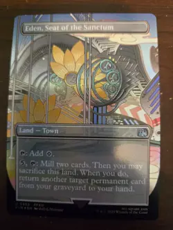 Eden, Seat of the Sanctum (Borderless) Final Fantasy Foil - Image 1
