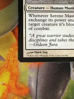 C6762 MTG MAGIC GATHERING COMMANDER 2013 SERENE MASTER #20 LP RARE - Image 4