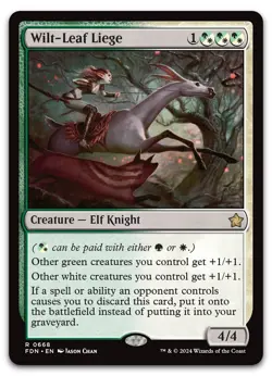 Wilt-Leaf Liege #668 (NM) Foundations FDN Magic MTG - Image 1