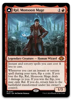 Ral, Monsoon Mage #247 (NM) Modern Horizons 3 MH3 Magic MTG - Image 1